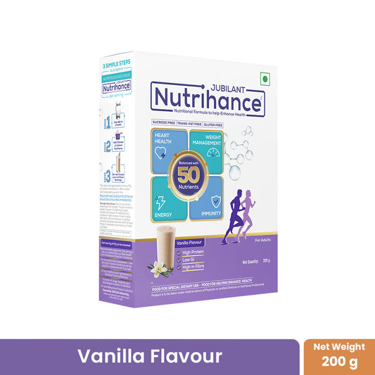 Nutrihance Complete Nutritional High Protein Drink (Vanilla-200 gms)