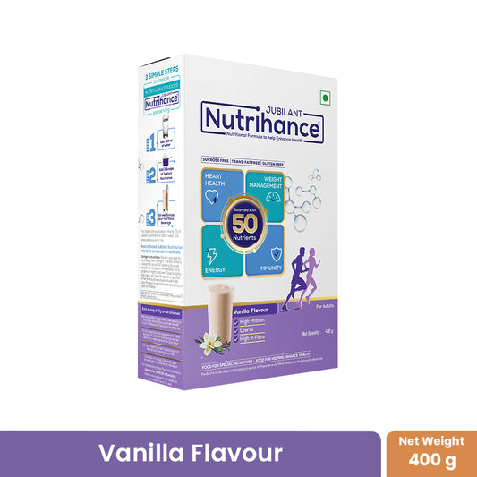 Nutrihance Complete Nutritional High Protein Drink (Vanilla-400 gms)